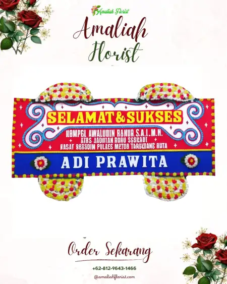 Papan Bunga Ucapan Selamat Jabang
